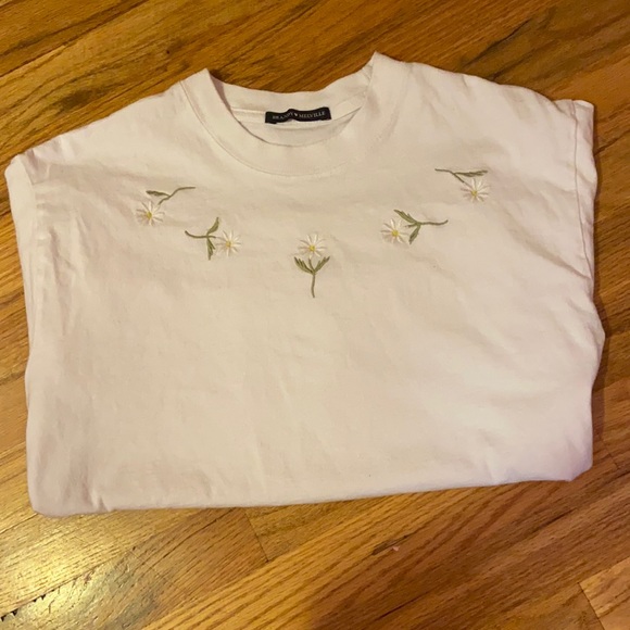 Brandy Melville Flower Oversized Top - Picture 1 of 3